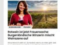 NeueZeit.at vom 29. März 2022 - Rotwein ist jetzt Frauensache