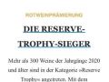 Falstaff Reserve-Trophy Sieg 2024 - Cupido l'amour au tournant 2019 vom Weingut Silvia Heinrich