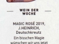 Kurier Freizeit - Magic Rosé 2019 - Weingut Silvia Heinrich