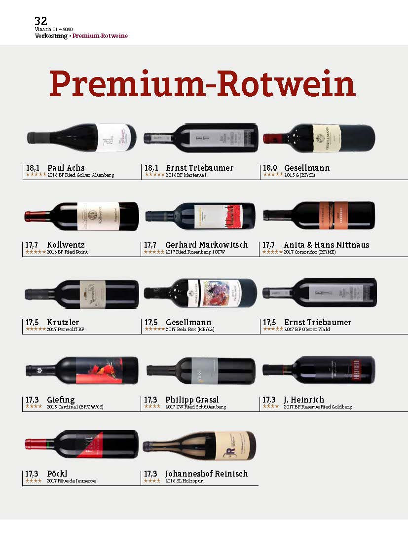 Vinaria Premium Rotwein - elegy 2015 - Weingut Silvia Heinrich