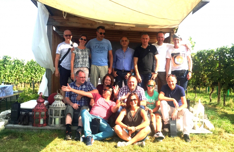 Vinazion zu Besuch im Blaufränkischland, Sept. 2016