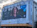 Woment Kampagne der Zürich Versicherung - Plakat mit Silvia Heinrich am Schwarzenbergplatz in Wien